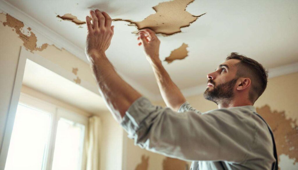 Putz bröselt an der Decke: die einfache Lösung – ohne große Baustelle