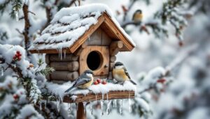 So bereiten Sie Ihren Nistkasten vor, damit Vögel ihn den ganzen Winter nutzen