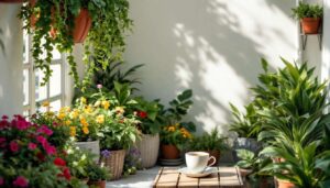 Schmaler Balkon: So gestalten Sie ein harmonisches Pflanzenarrangement