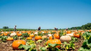Sie bauen rund fünfzehn Kürbissorten im Rhythmus der Jahreszeiten an: „Nachhaltige Landwirtschaft bedeutet ein lebendiger Boden